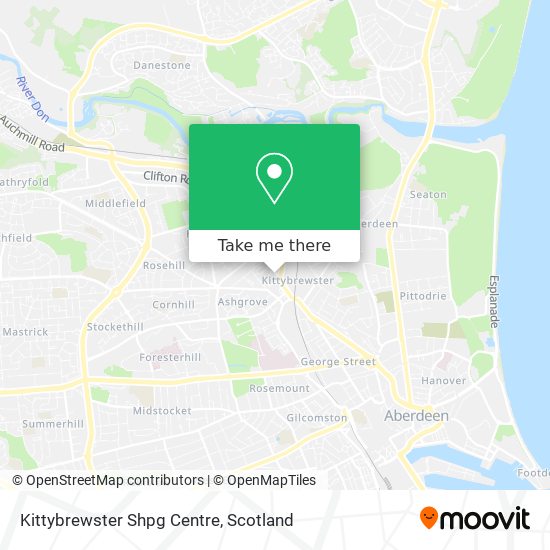 Kittybrewster Shpg Centre map