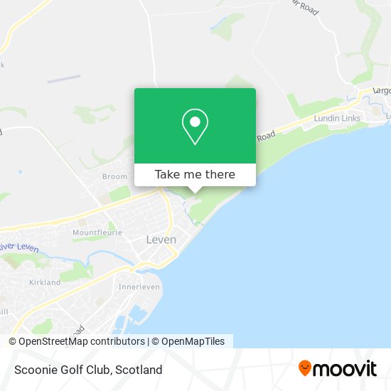 Scoonie Golf Club map
