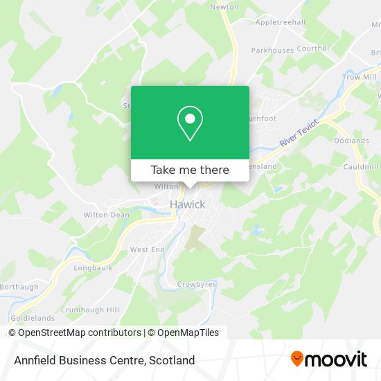 Annfield Business Centre map