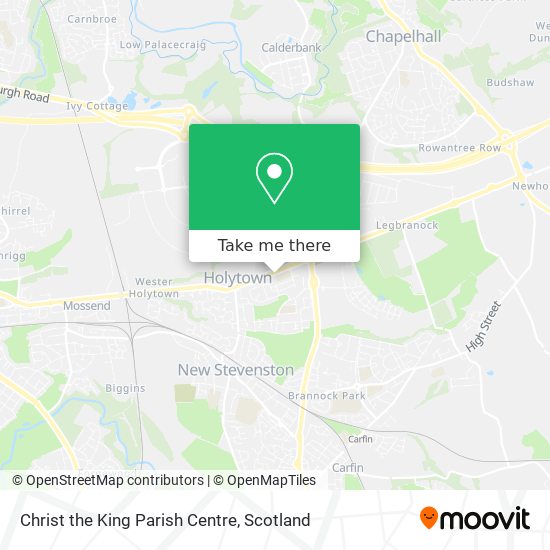Christ the King Parish Centre map
