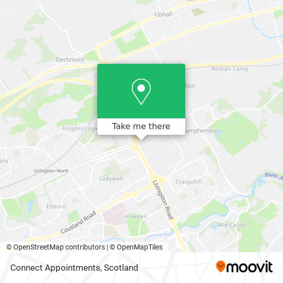 Connect Appointments map