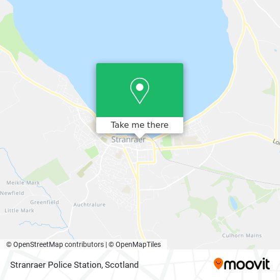 Stranraer Police Station map