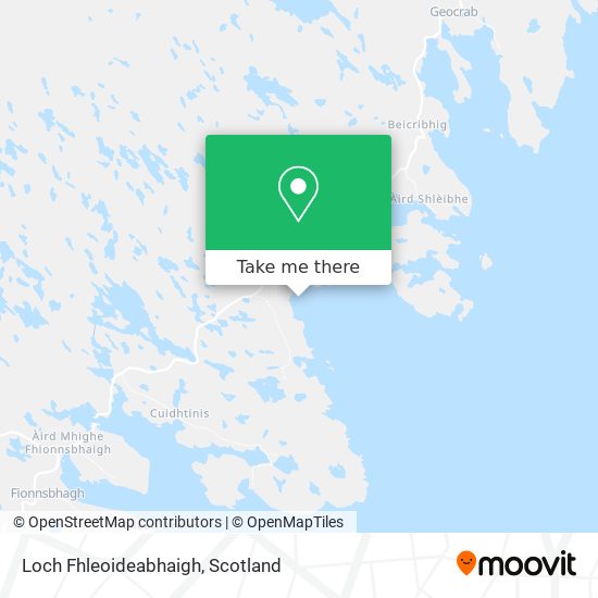 Loch Fhleoideabhaigh map