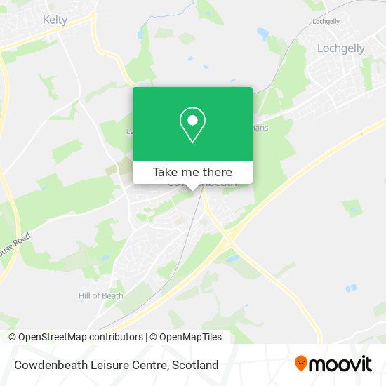 Cowdenbeath Leisure Centre map