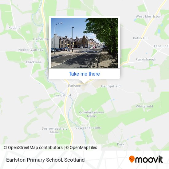 Earlston Primary School map