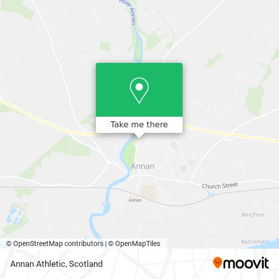 Annan Athletic map