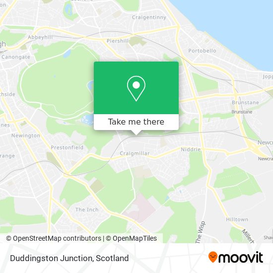 Duddingston Junction map