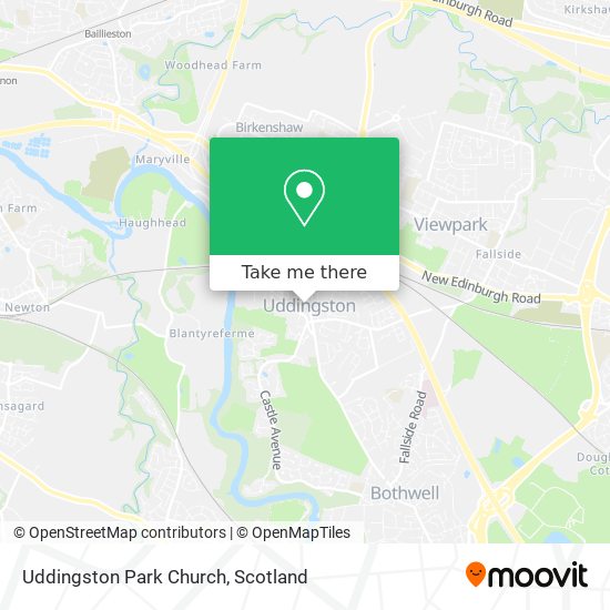 Uddingston Park Church map