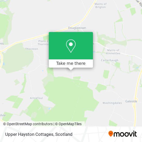 Upper Hayston Cottages map