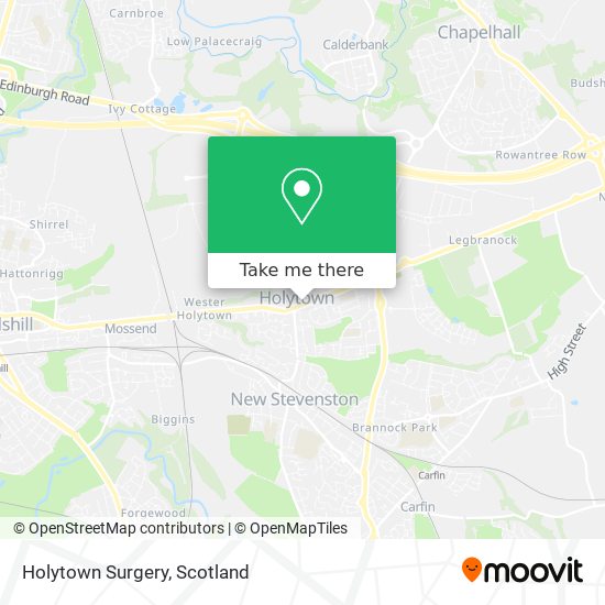 Holytown Surgery map