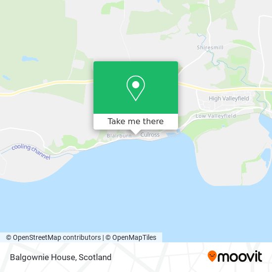 Balgownie House map