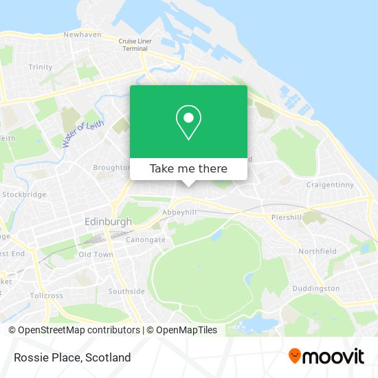 Rossie Place map