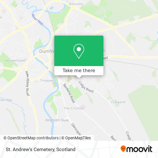 St. Andrew's Cemetery map