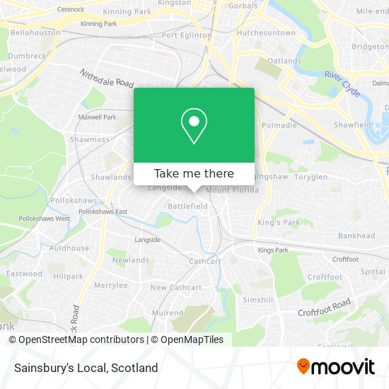 Sainsbury's Local map