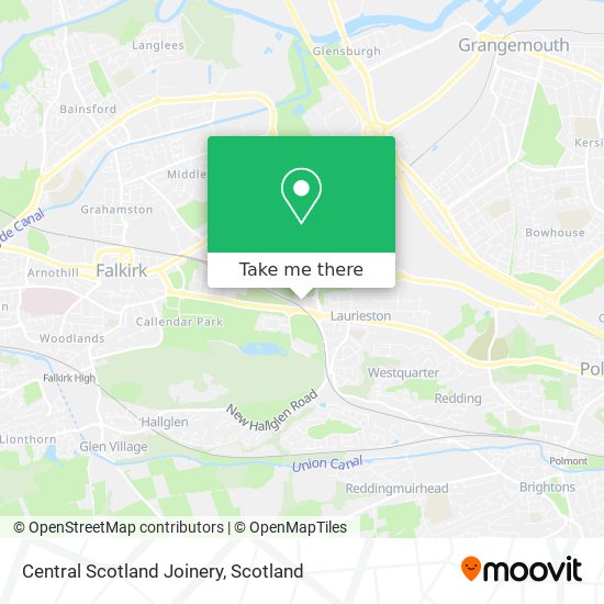 Central Scotland Joinery map