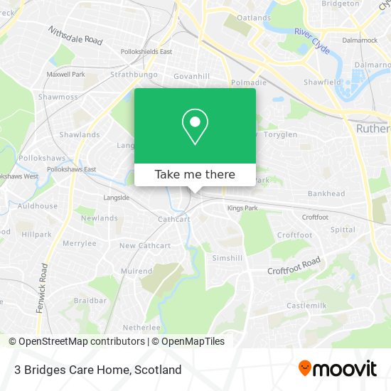3 Bridges Care Home map