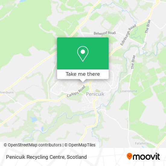 Penicuik Recycling Centre map