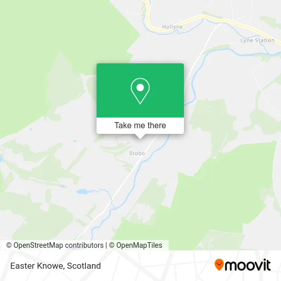 Easter Knowe map