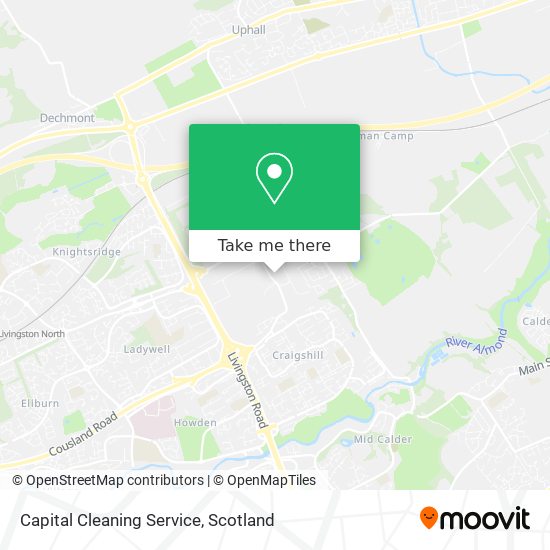 Capital Cleaning Service map