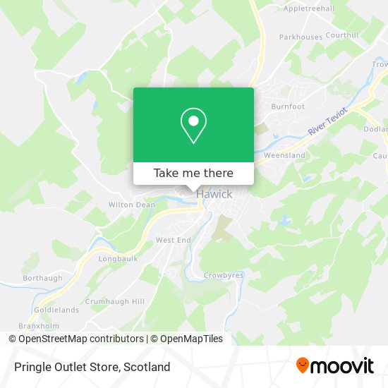 Pringle Outlet Store map