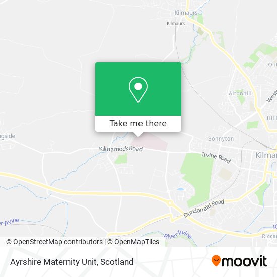 Ayrshire Maternity Unit map