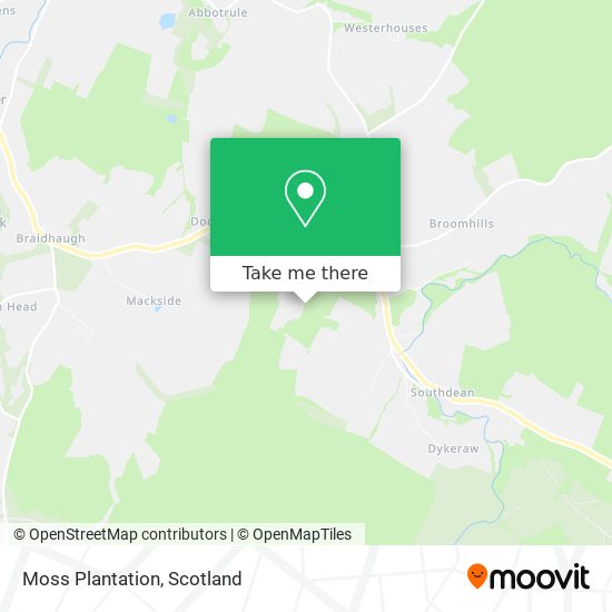 Moss Plantation map