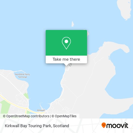 Kirkwall Bay Touring Park map