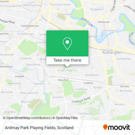Ardmay Park Playing Fields map