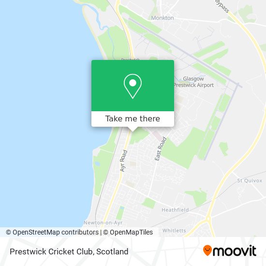 Prestwick Cricket Club map