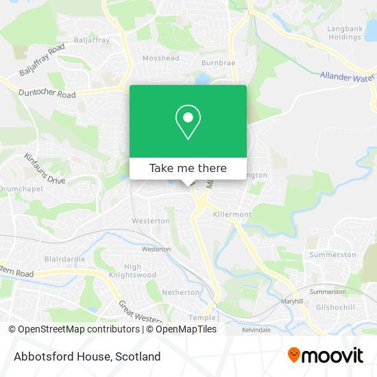 Abbotsford House map