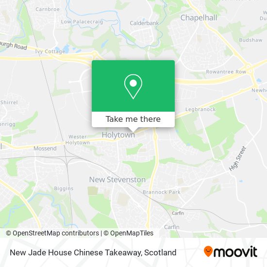 New Jade House Chinese Takeaway map