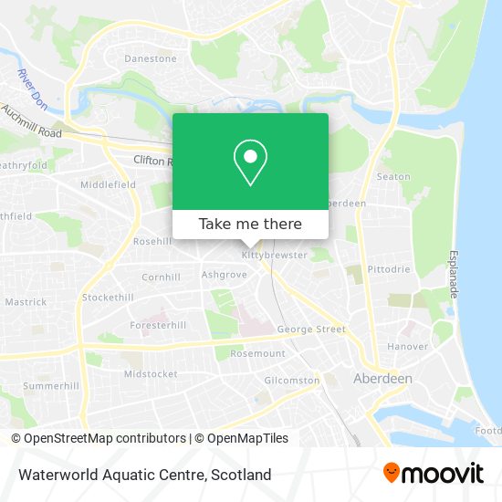 Waterworld Aquatic Centre map