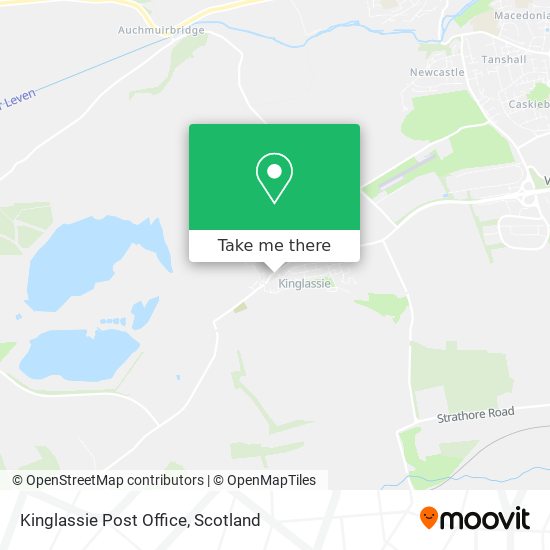 Kinglassie Post Office map