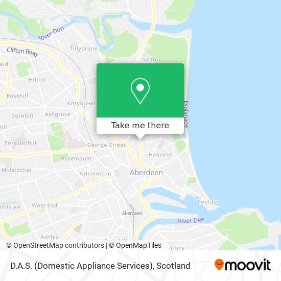 D.A.S. (Domestic Appliance Services) map
