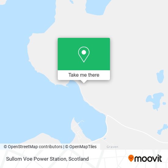 Sullom Voe Power Station map