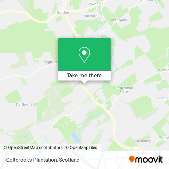 Coltcrooks Plantation map