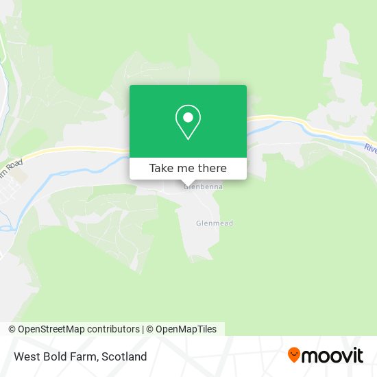 West Bold Farm map