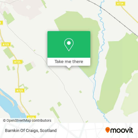 Barnkin Of Craigs map