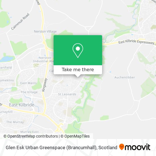 Glen Esk Urban Greenspace (Brancumhall) map