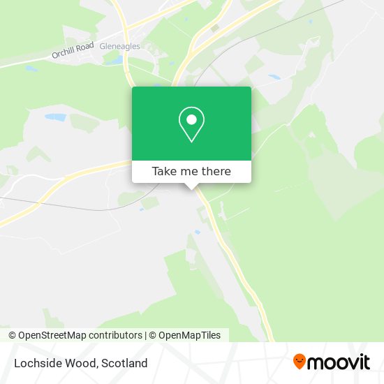 Lochside Wood map