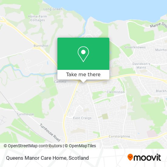 Queens Manor Care Home map