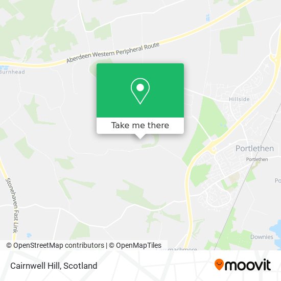 Cairnwell Hill map