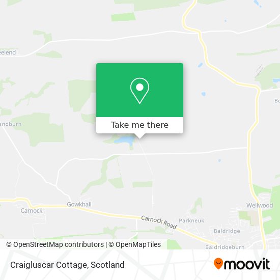 Craigluscar Cottage map