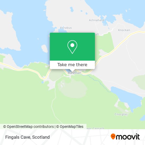 Fingals Cave map