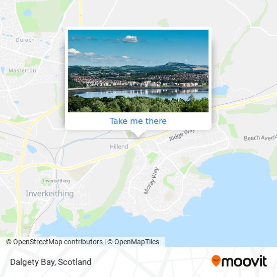 Dalgety Bay map