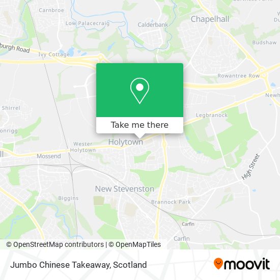 Jumbo Chinese Takeaway map