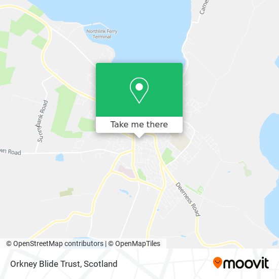 Orkney Blide Trust map