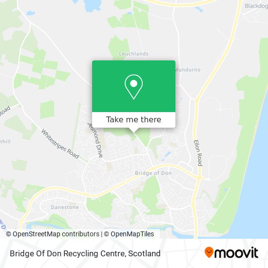Bridge Of Don Recycling Centre map