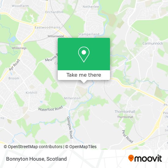 Bonnyton House map