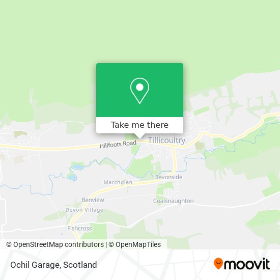 Ochil Garage map